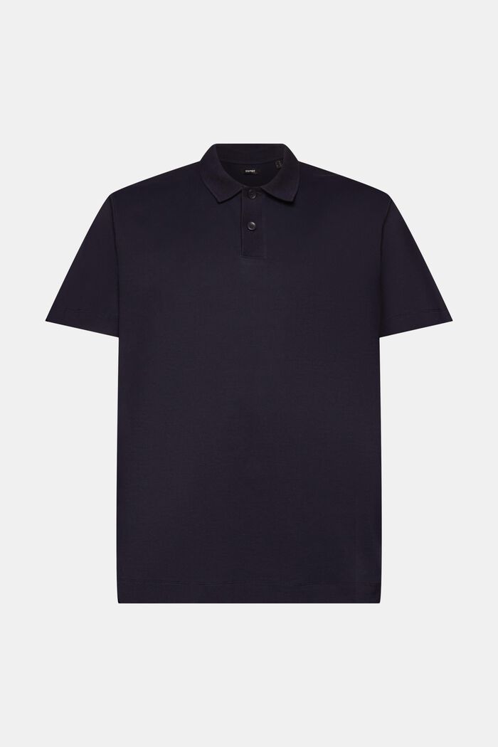 Polo in cotone Pima, NAVY, detail image number 5