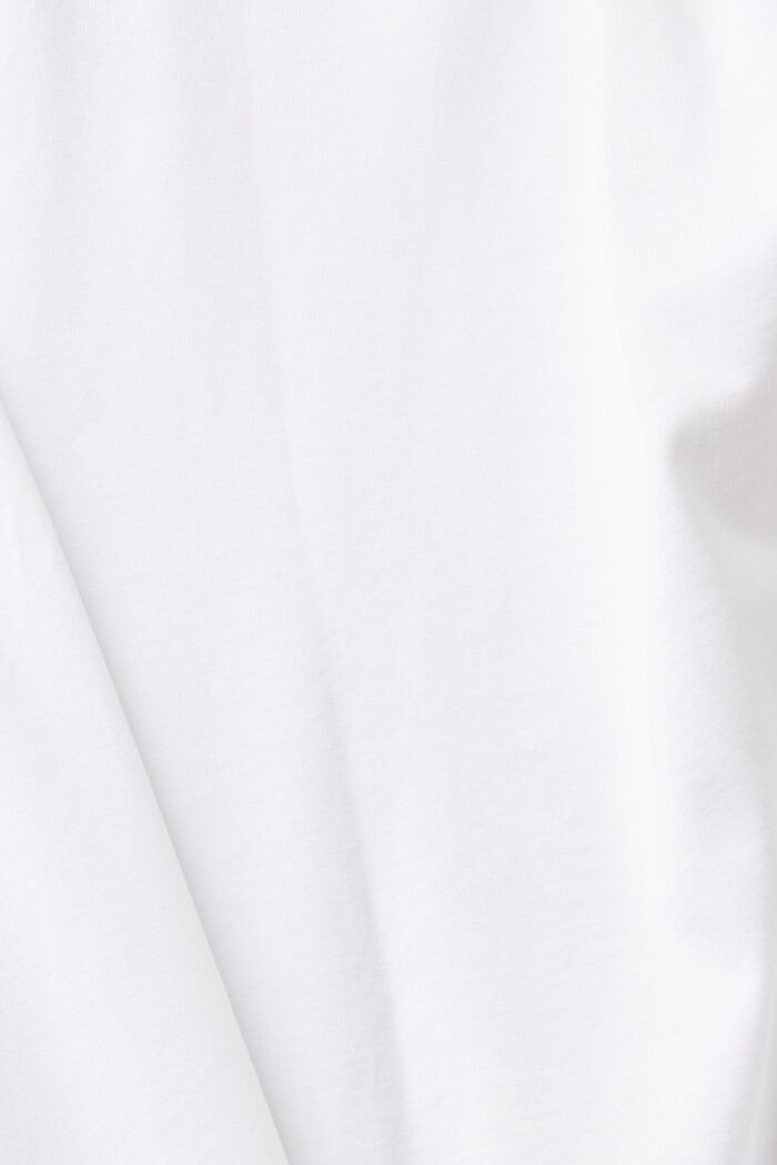 T-shirt in jersey con applicazione, WHITE, detail image number 5