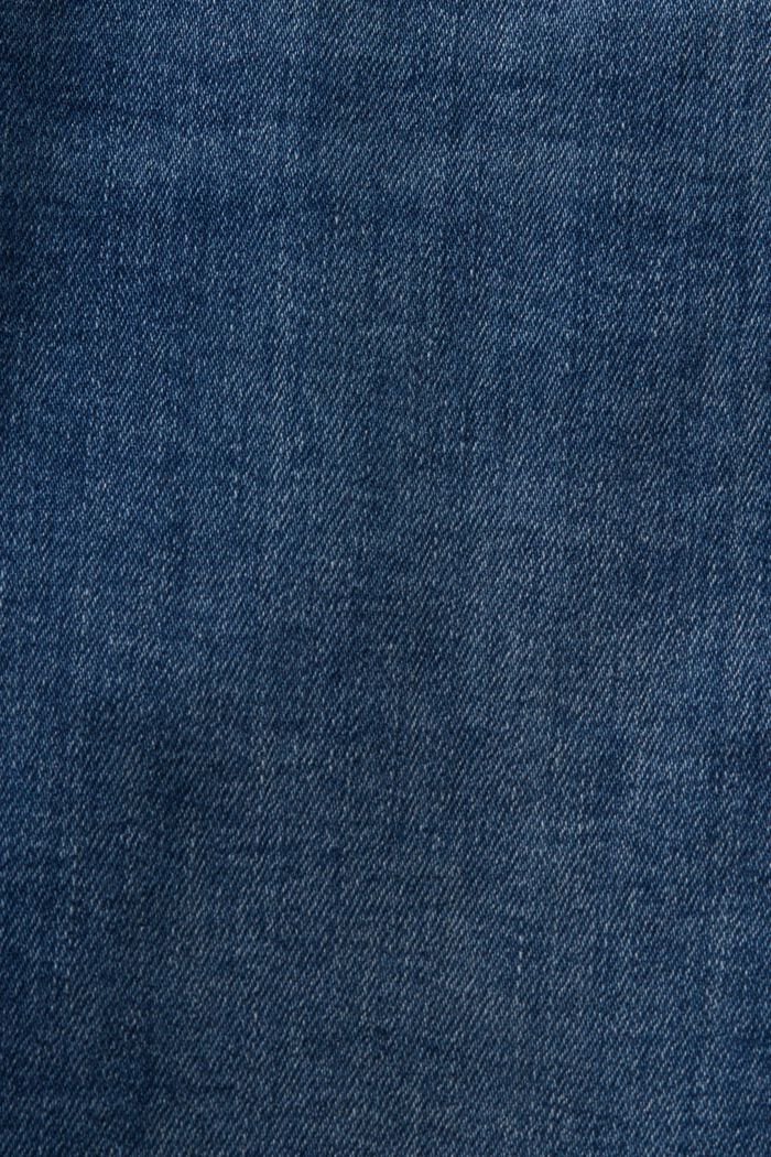 Jeans cropped svasati a vita bassa, BLUE MEDIUM WASHED, detail image number 5