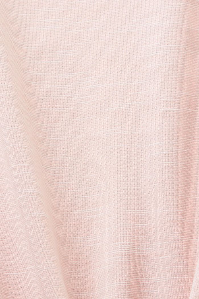 T-shirt active con pannello in mesh riciclato, PASTEL PINK, detail image number 5