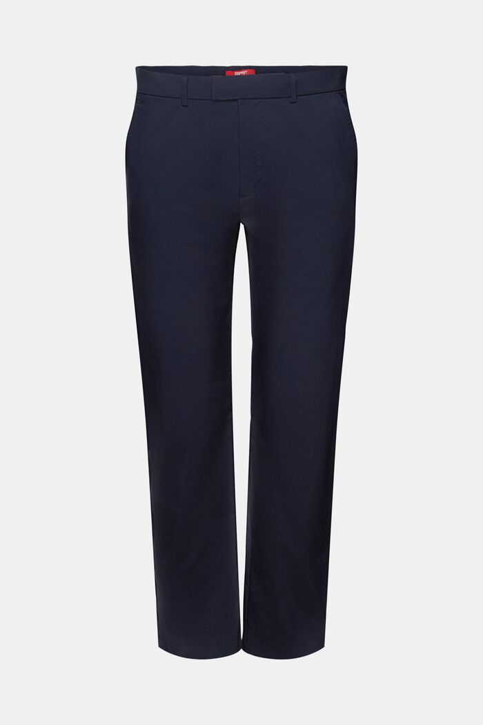 Pantaloni chino leggeri, misto cotone, NAVY, detail image number 7