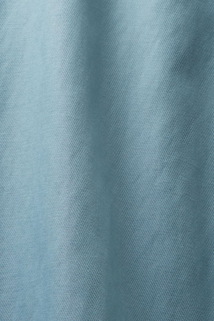 Camicia button-down in twill, TEAL BLUE, detail image number 6