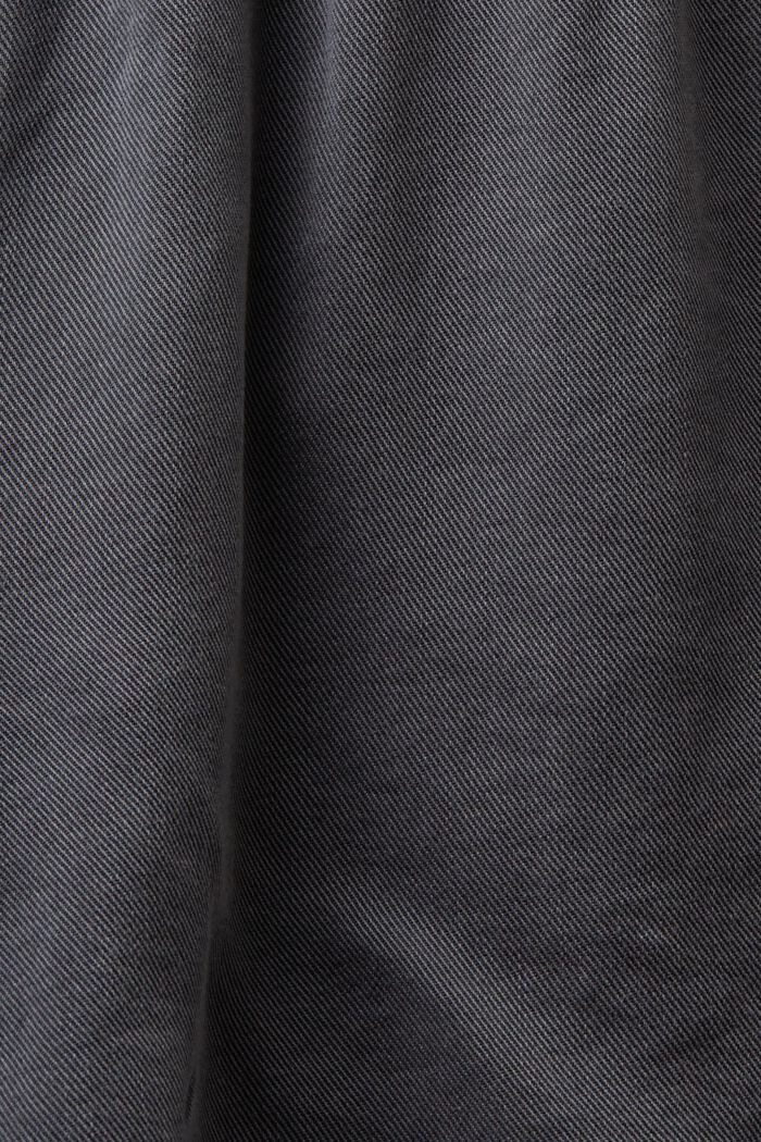Shorts da infilare in twill, ANTHRACITE, detail image number 5