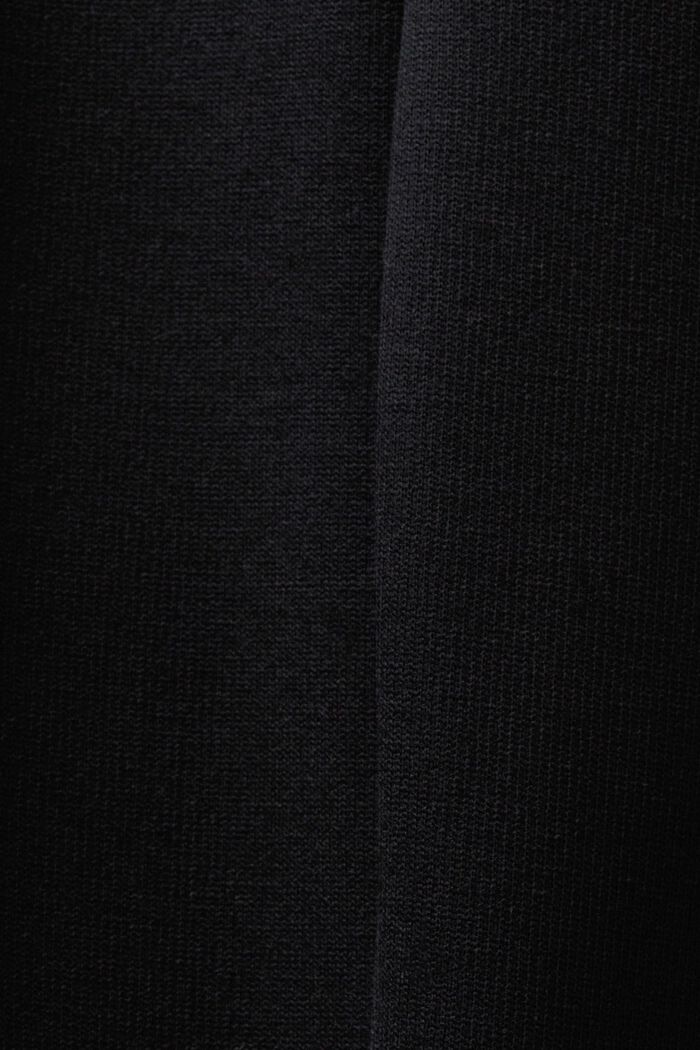Pantaloni a maglia con gamba dritta, BLACK, detail image number 5