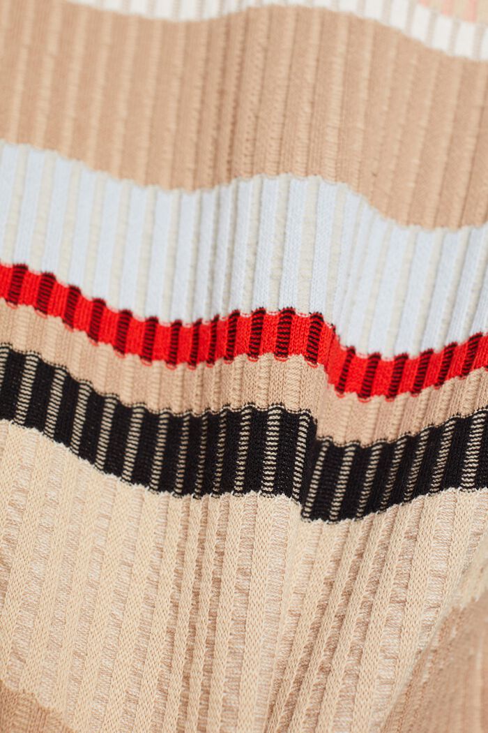 Pullover a lupetto a fantasia, TAUPE, detail image number 6