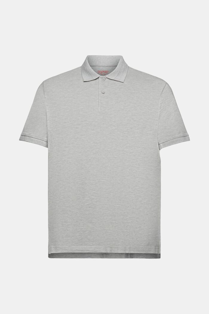 Polo in cotone piqué, LIGHT GREY, detail image number 6