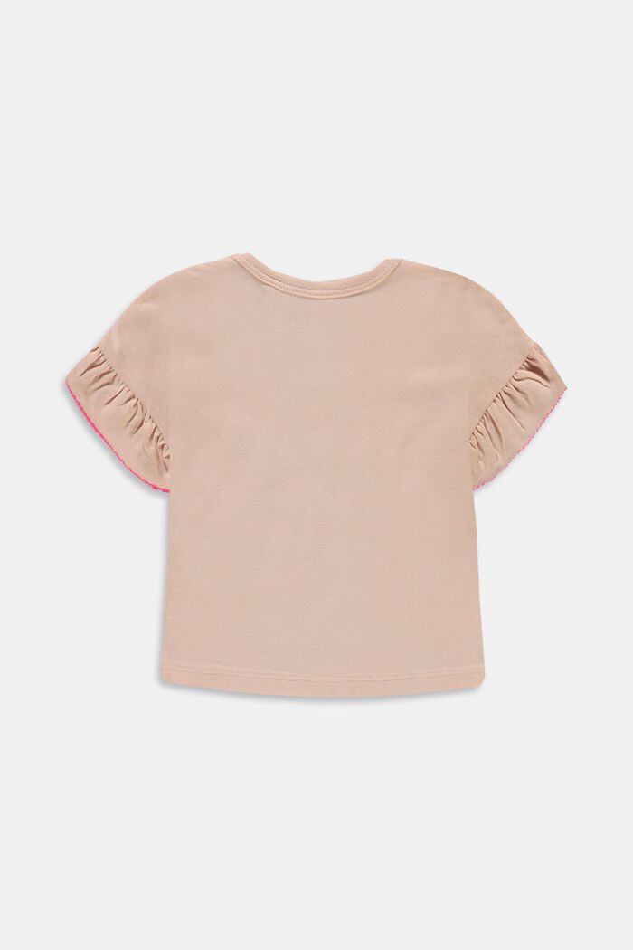 T-shirt con toppa a forma di cuore, cotone biologico, PASTEL PINK, detail image number 1
