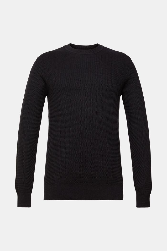 Maglione a righe, BLACK, detail image number 2