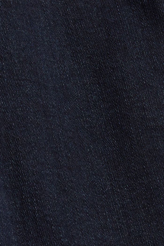 Jeans con vita alta in cotone biologico, BLUE BLACK, detail image number 4