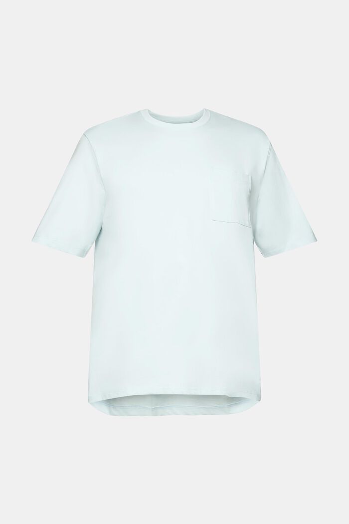 T-shirt in jersey, 100% cotone, LIGHT AQUA GREEN, detail image number 6