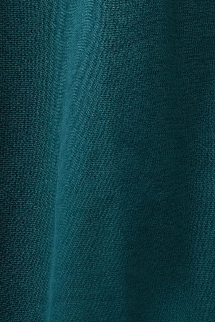 Camicia in twill regular fit, EMERALD GREEN, detail image number 6