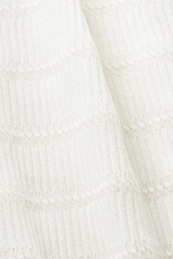 Pullover senza maniche con scollo a V, OFF WHITE, detail image number 4