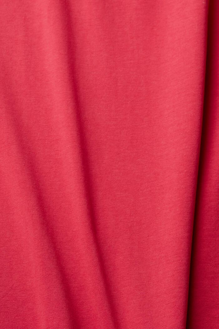 T-shirt dal taglio squadrato, CHERRY RED, detail image number 5