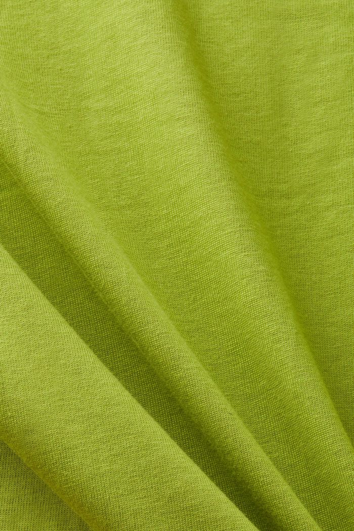 T-shirt in cotone biologico con stampa, LEAF GREEN, detail image number 5