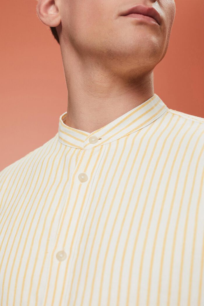 Maglia a righe, misto lino, SUNFLOWER YELLOW, detail image number 2