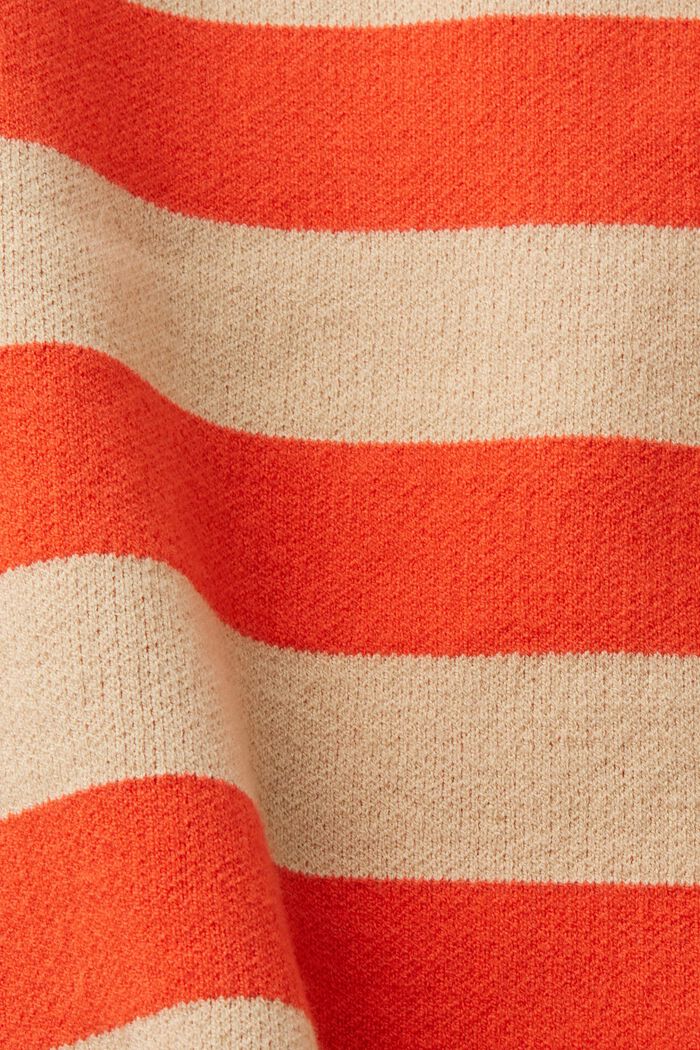 Pullover dolcevita in maglia con mix di righe, SAND, detail image number 5