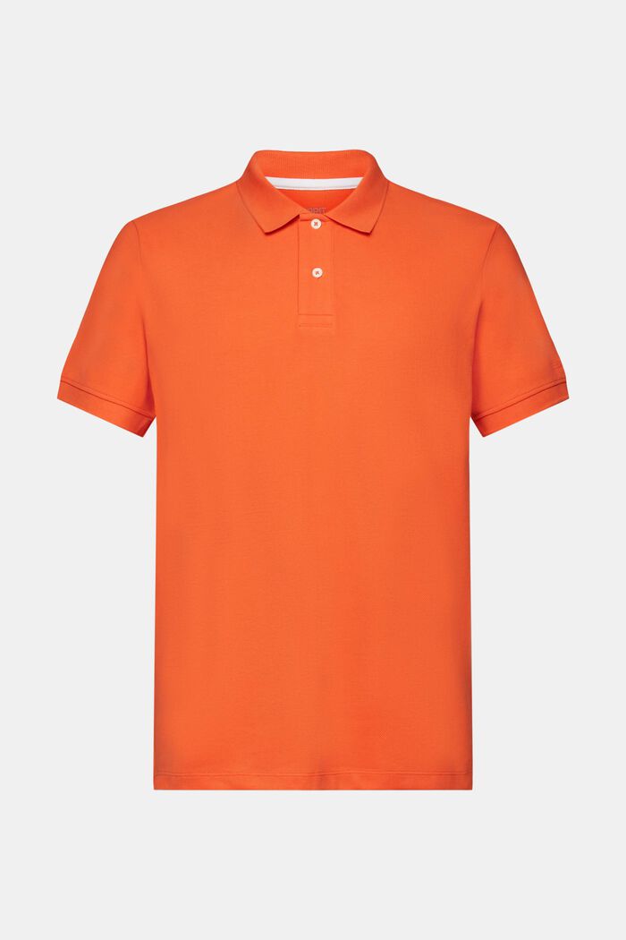 Camicia polo slim fit, ORANGE RED, detail image number 7