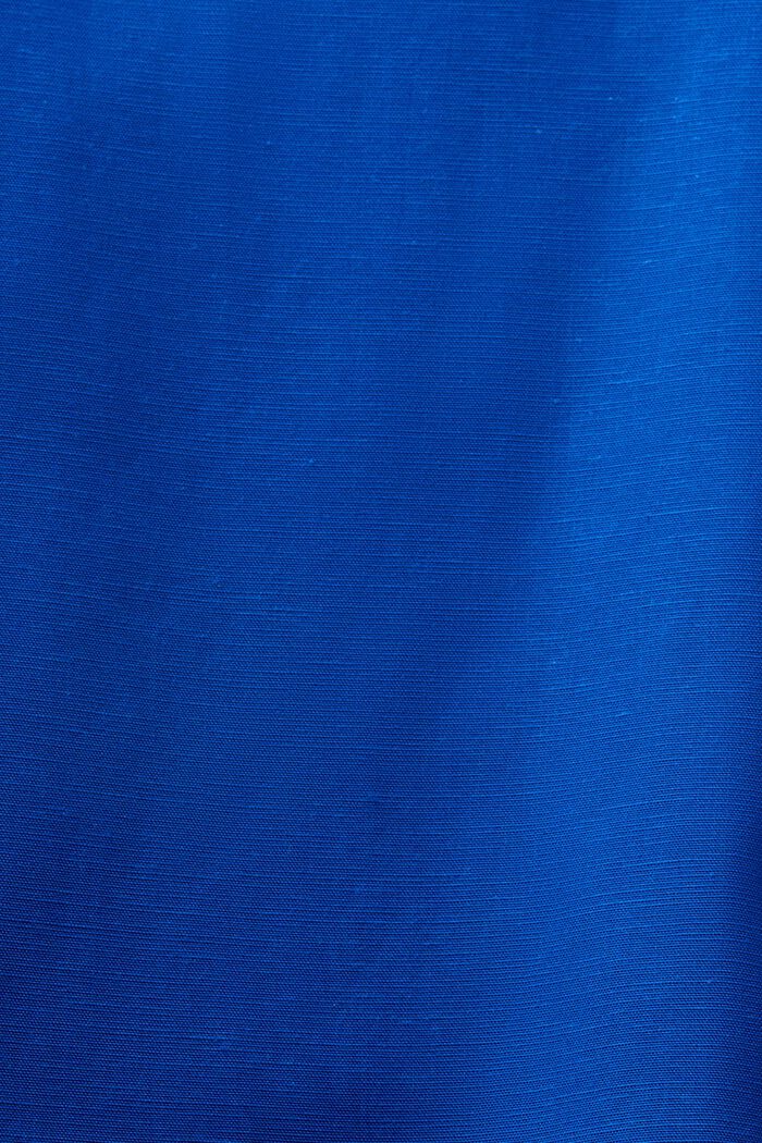 Camicia button-up oversize, BRIGHT BLUE, detail image number 5
