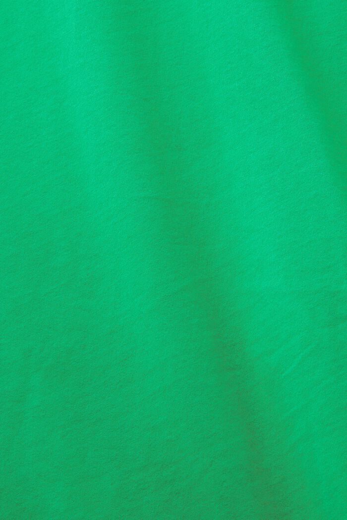 Maglia a manica lunga in cotone con collo a tartaruga, GREEN, detail image number 5
