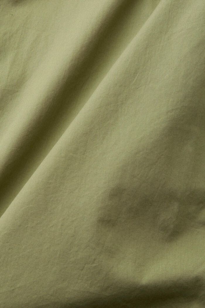 Camicia a maniche corte in cotone sostenibile, LIGHT KHAKI, detail image number 4