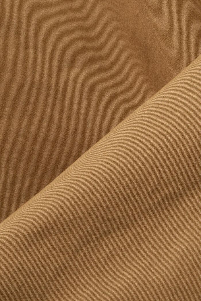 Chino slim fit in twill di cotone, CAMEL, detail image number 5