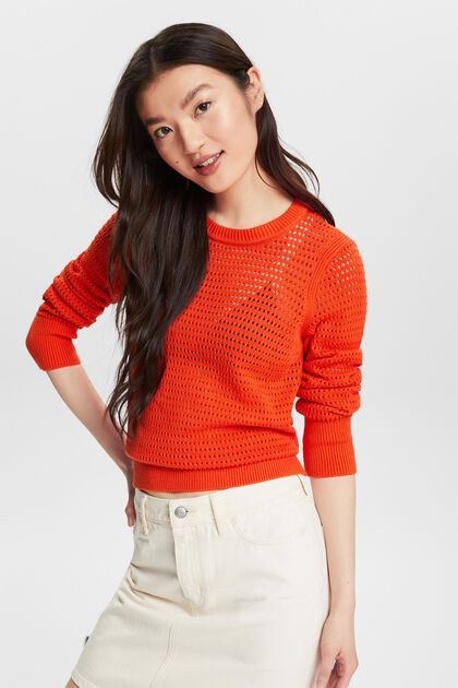 Pullover in mesh