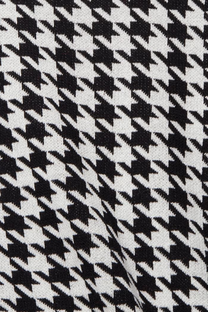 Pullover con motivo a pepita, BLACK, detail image number 6