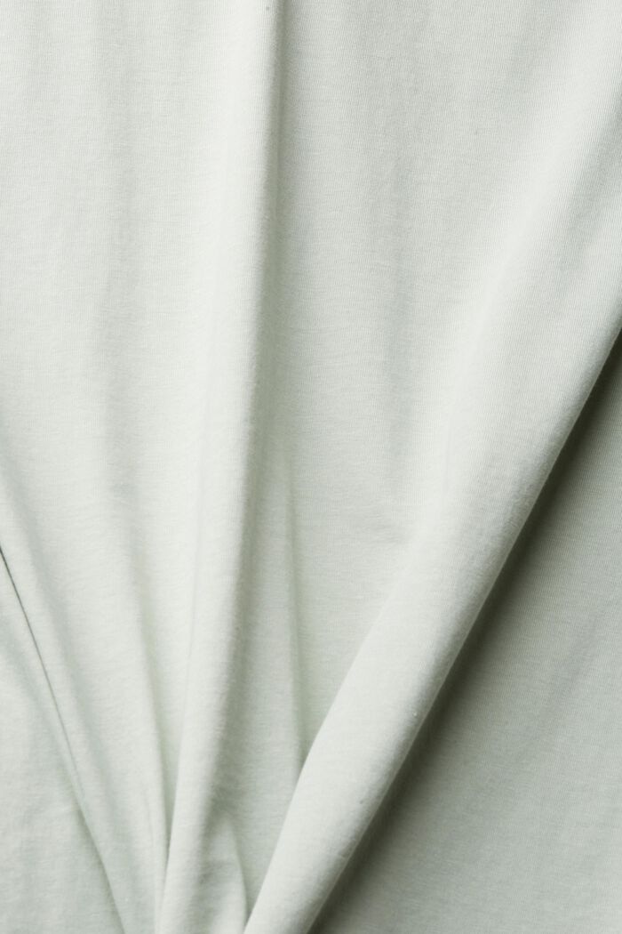 T-shirt in jersey con stampa del logo, LIGHT KHAKI, detail image number 1