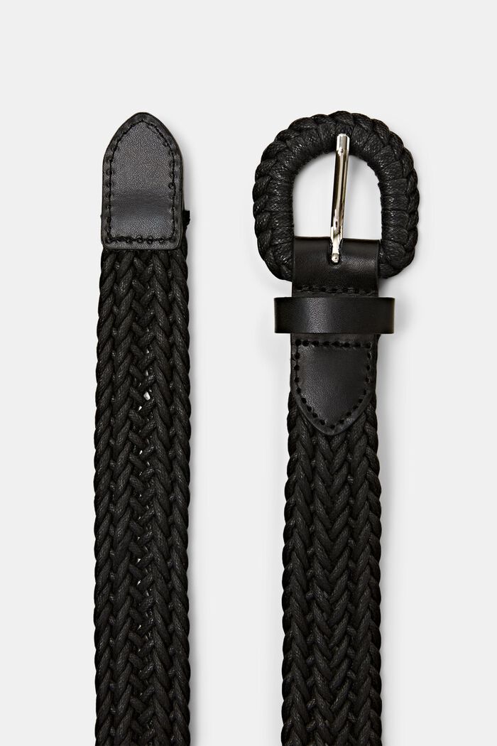 Cintura intrecciata, BLACK, detail image number 1