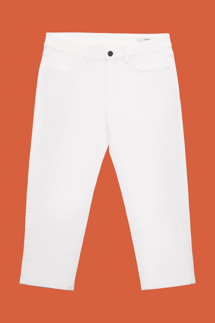Jeans capri, WHITE, detail image number 6