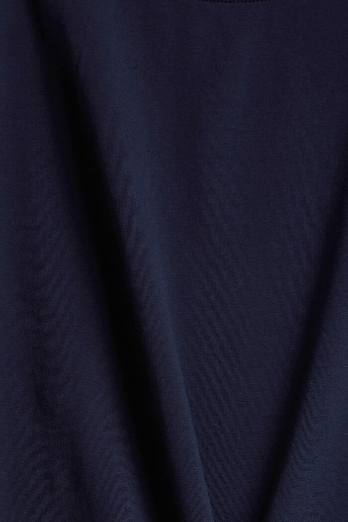 Top in cotone biologico, NAVY, detail image number 5