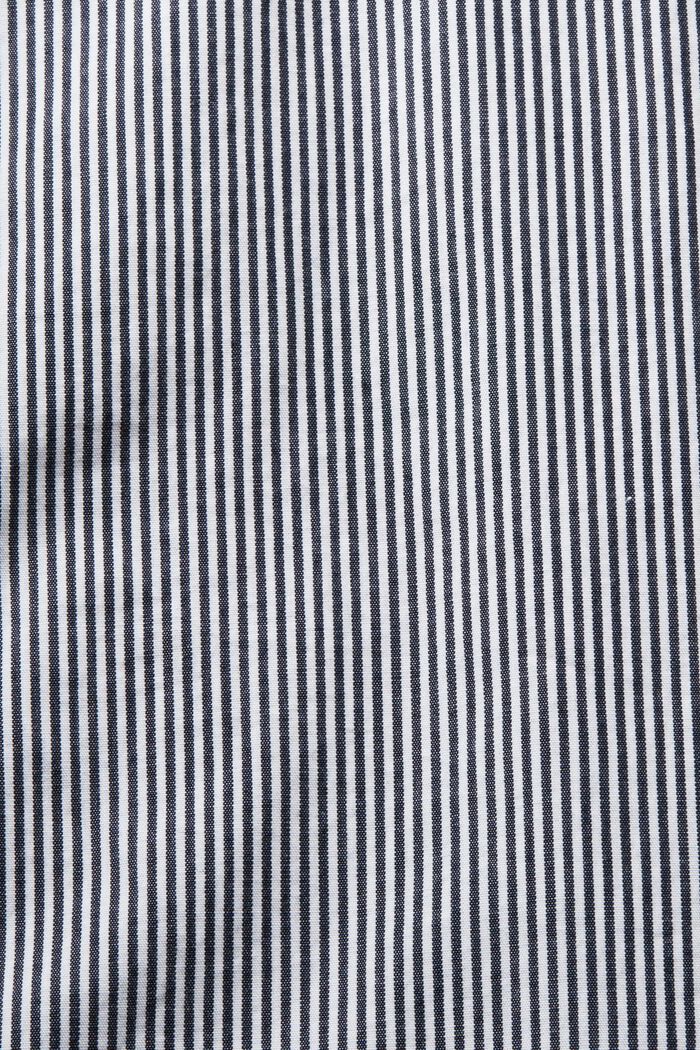 Camicia a righe in popeline di cotone, NAVY, detail image number 4