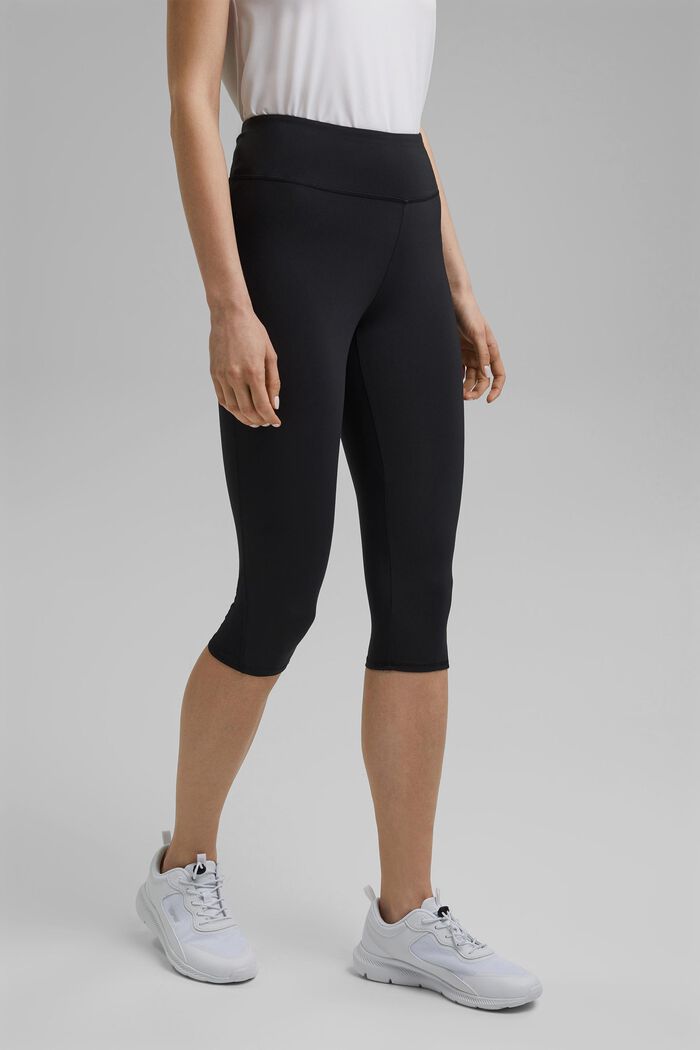 In materiale riciclato: leggings active con E- Dry, BLACK, detail image number 0