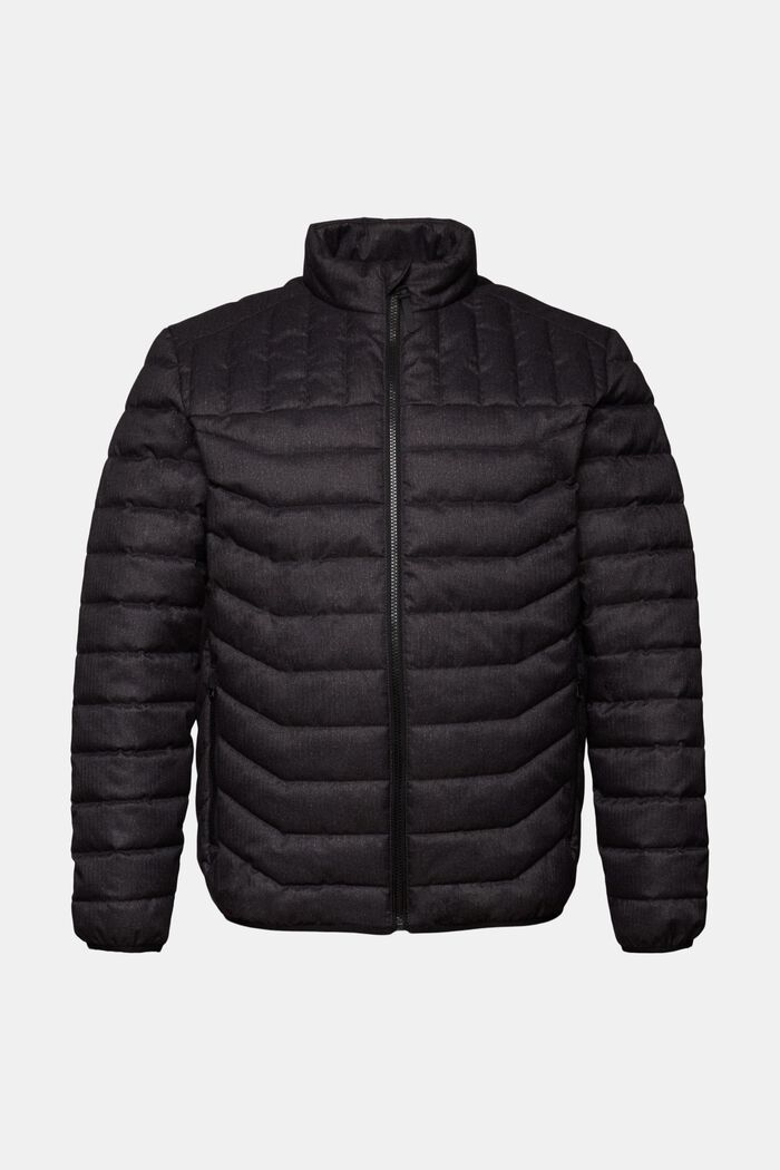 Riciclato: giacca in piumino leggero, ANTHRACITE, detail image number 5