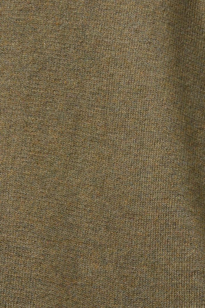 Cardigan con scollo a V, KHAKI GREEN, detail image number 5
