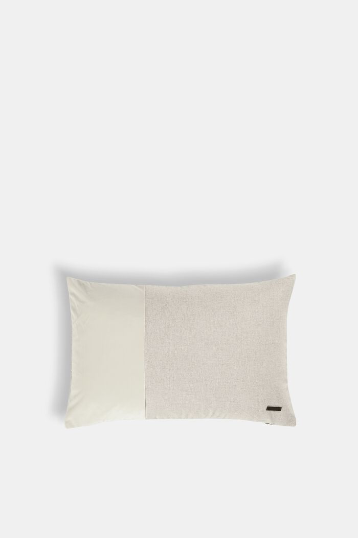 Fodera per cuscino in materiale misto con microvelluto, NATURE, detail image number 0