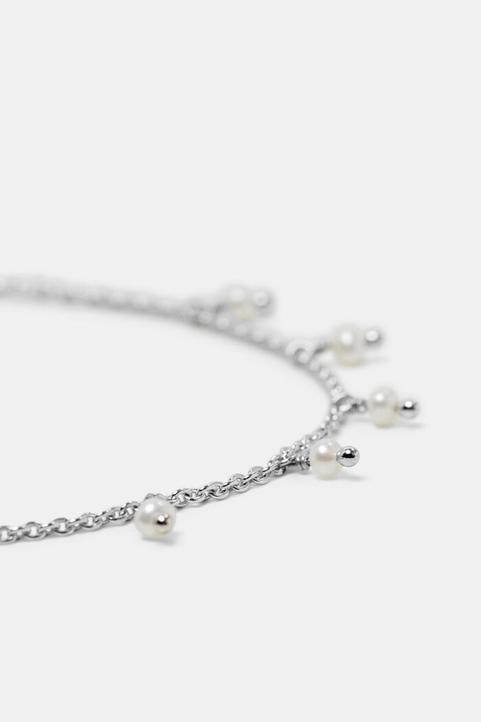 Bracciale con charm in argento sterling, SILVER, detail image number 1