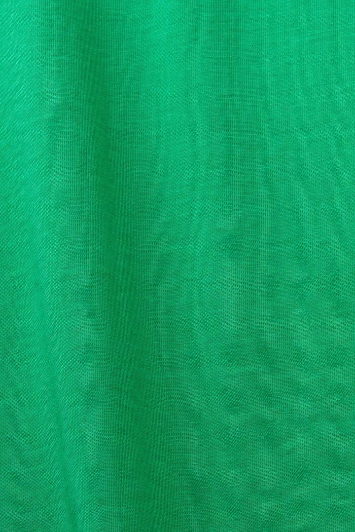 T-shirt girocollo in jersey, NEW GREEN, detail image number 4