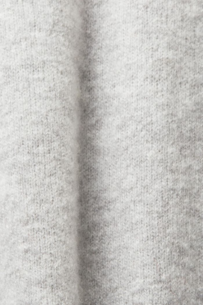Pullover a maglia con maniche blouson, LIGHT GREY, detail image number 5
