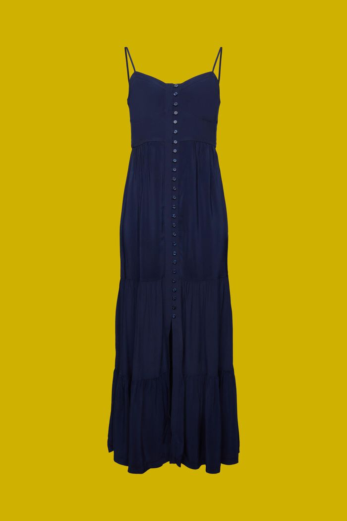 Abito maxi con spalline, NAVY, detail image number 6