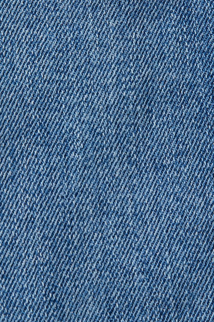 Jeans Capri a vita media, BLUE MEDIUM WASHED, detail image number 6