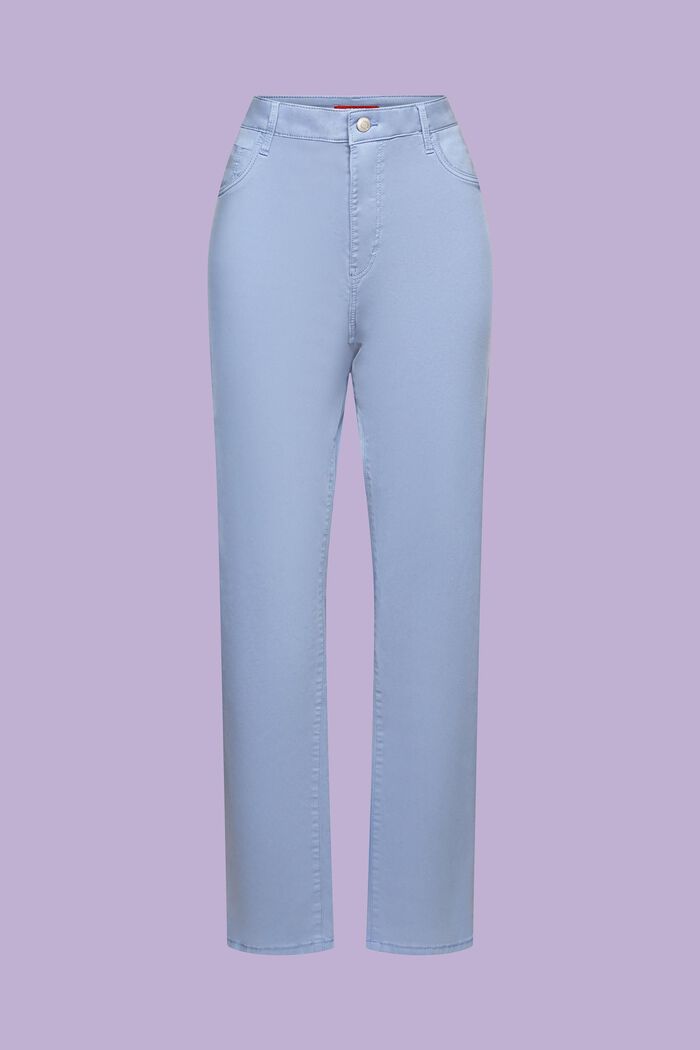 Pantaloni slim fit in twill, BLUE LAVENDER, detail image number 6
