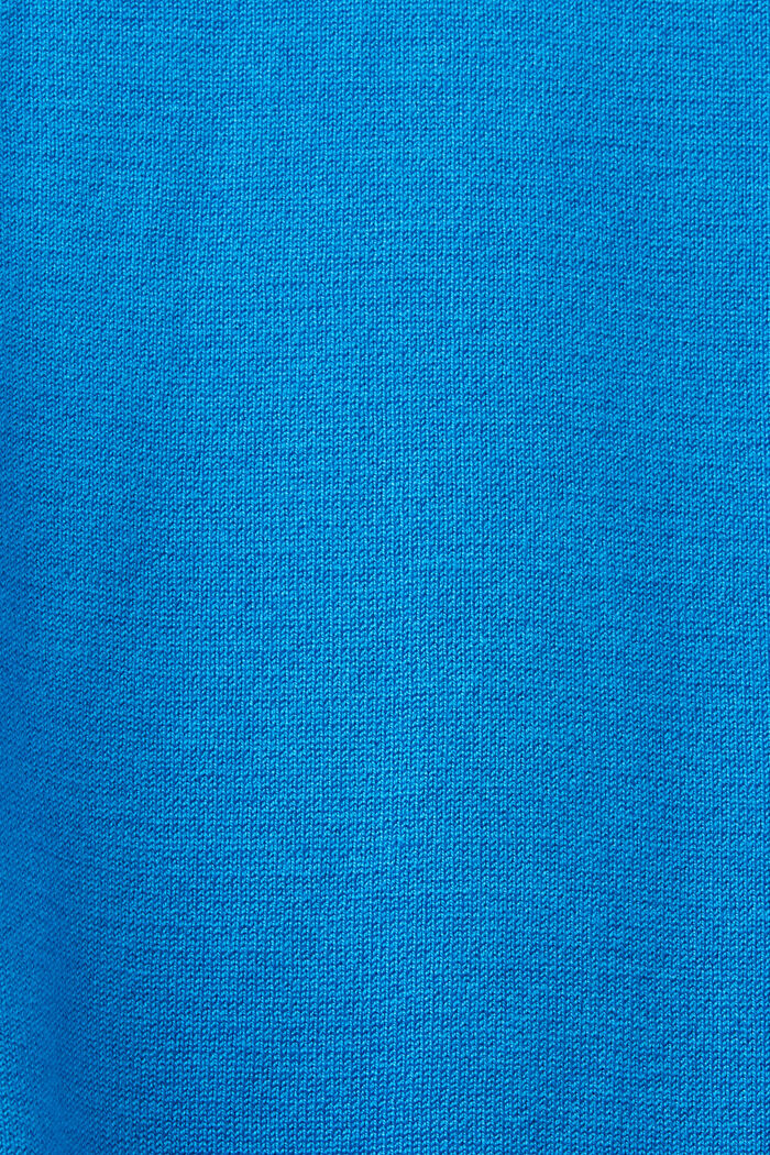 Maglione a collo alto, LENZING™ ECOVERO™, BLUE, detail image number 5