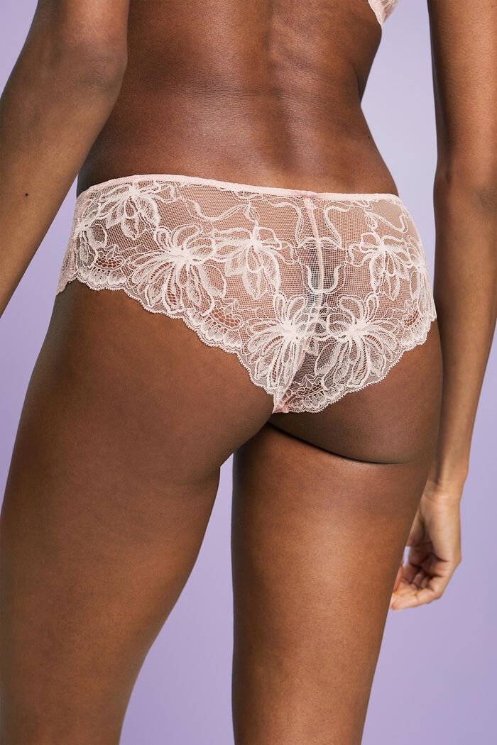 Culotte corte in pizzo alla brasiliana, LIGHT PINK, detail image number 2