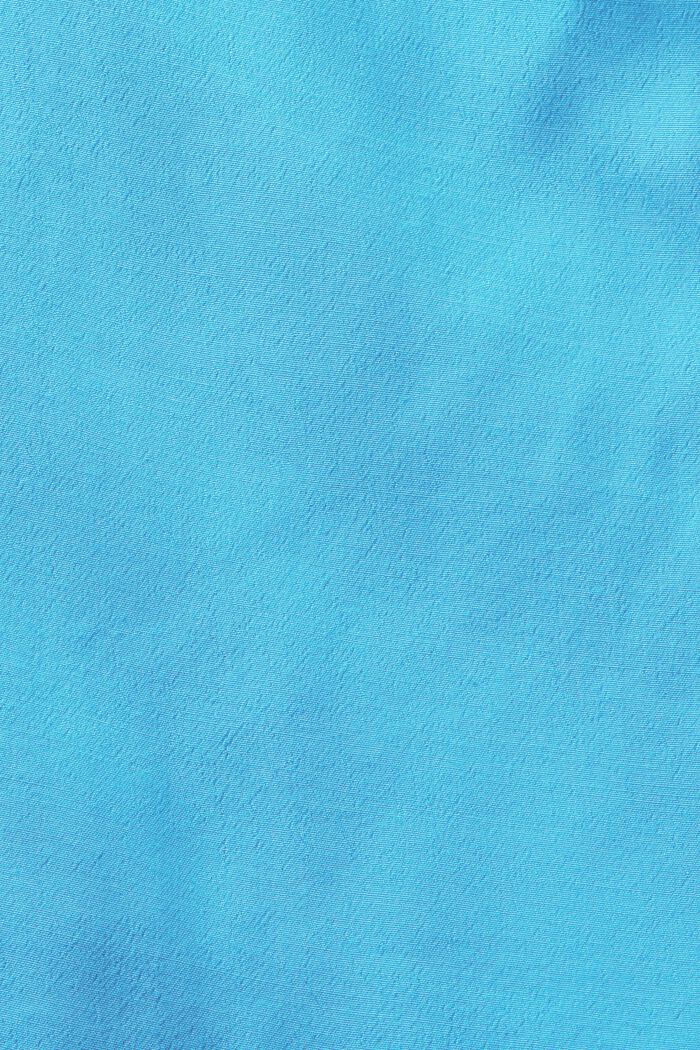 Camicia in crêpe, BLUE, detail image number 6