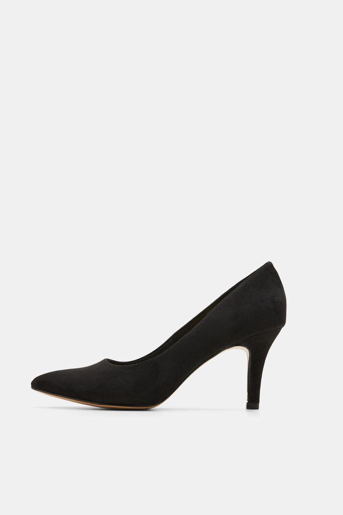 Pumps in similpelle scamosciata