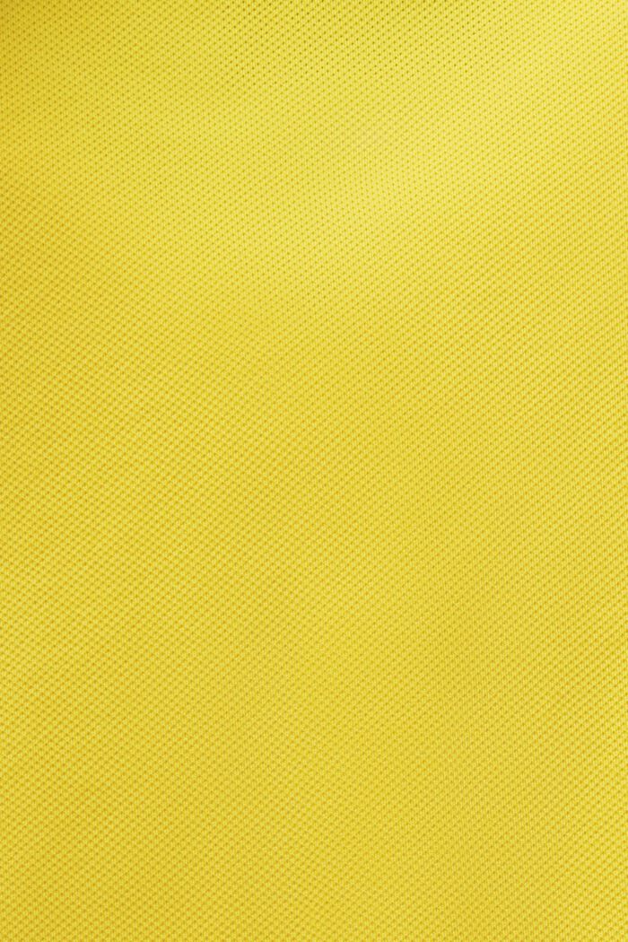 Polo in jersey, YELLOW, detail image number 5