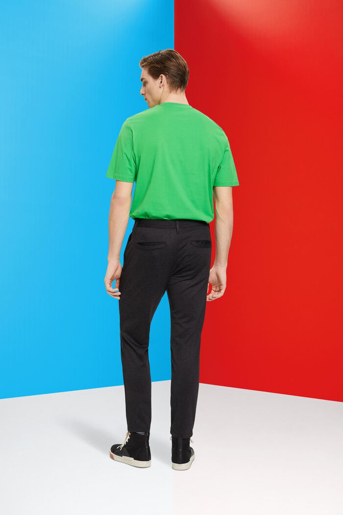 Pantaloni smart in stile jogger, ANTHRACITE, detail image number 3
