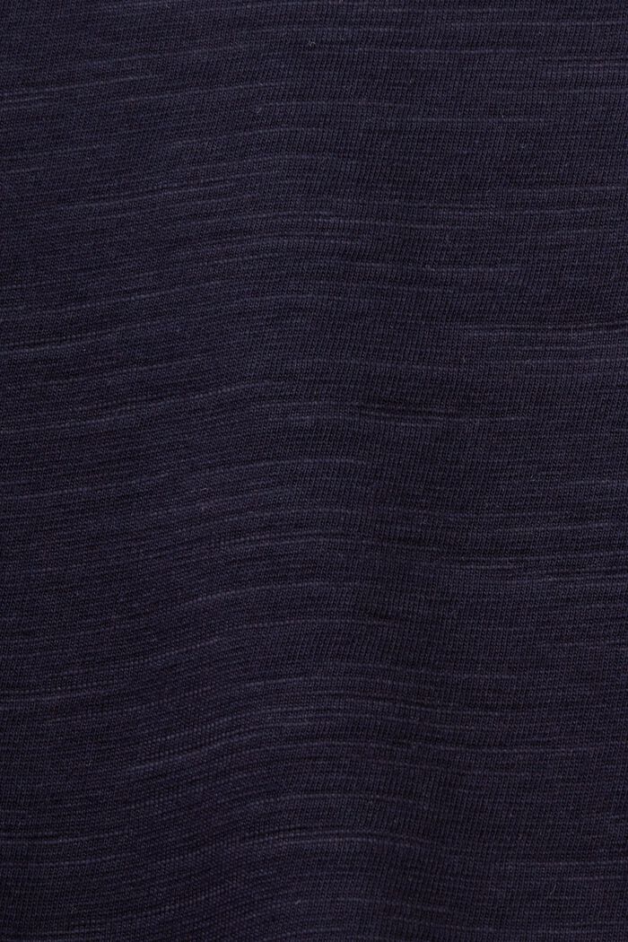 T-shirt in jersey con stampa sul petto, 100% cotone, NAVY, detail image number 5