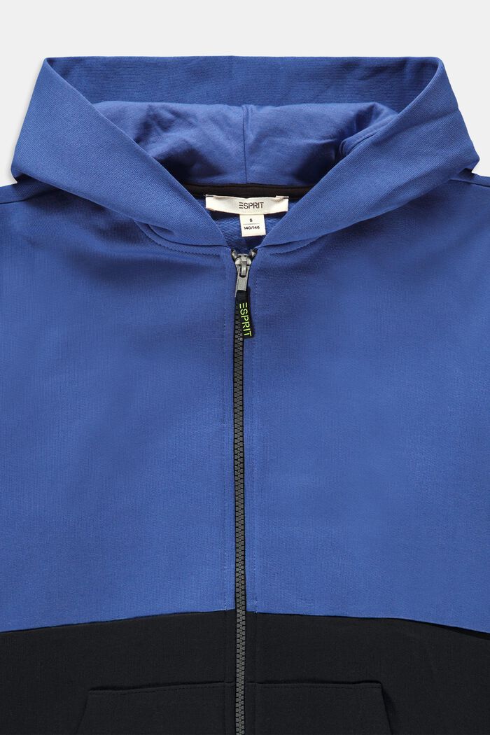 Sweatshirts cardigan, BLUE, detail image number 2